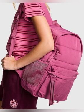 Victoria's Secret PINK Quilted Puffer Campus Backpack